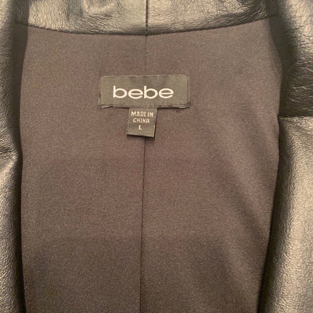Bebe Leather Jacket - Picture 3 of 7